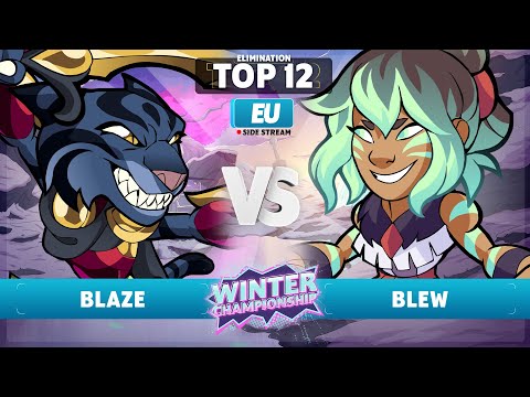 Blaze vs. Blew - Elimination Top 12 - EU - Brawlhalla Winter Championship 2023