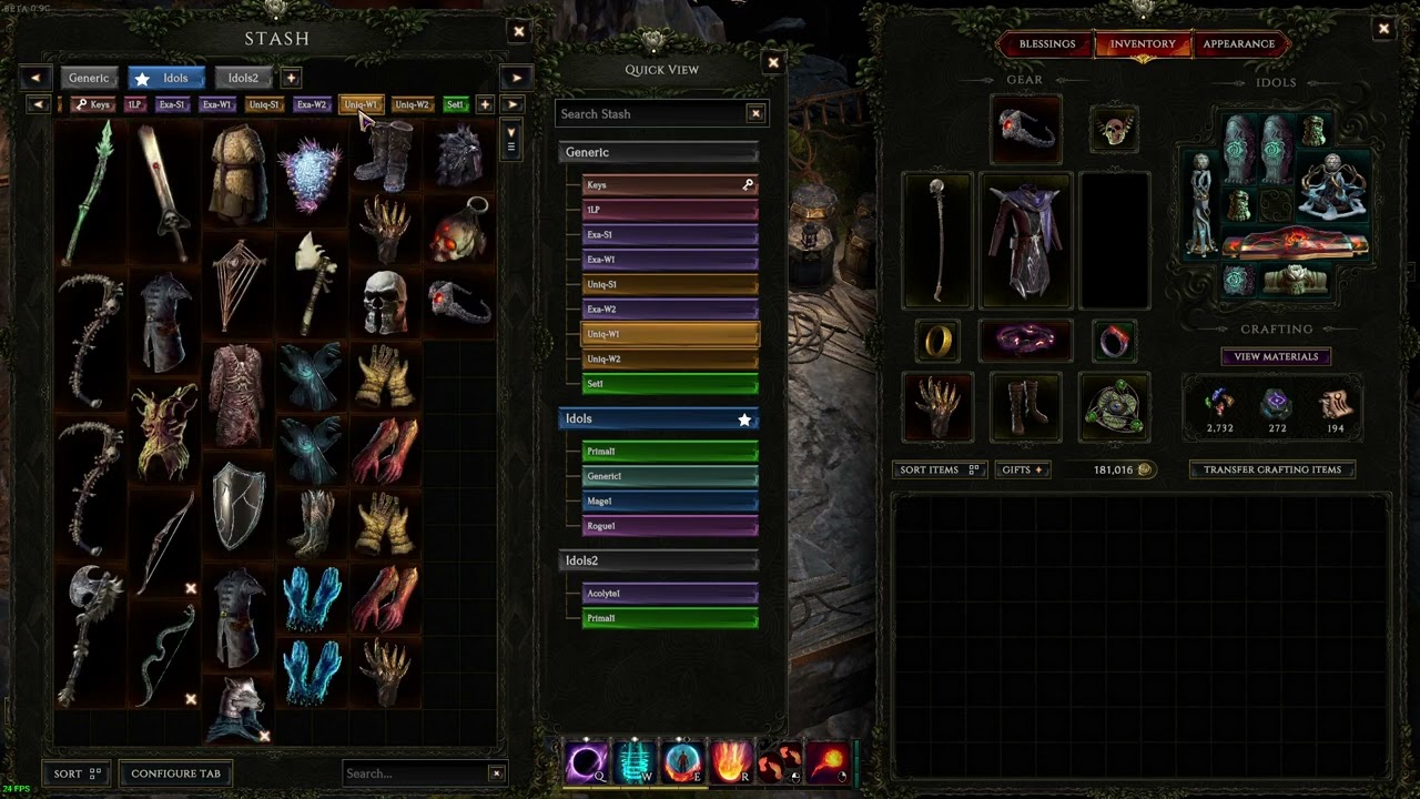 Last Epoch Bug Report - Stash Tab Fuckery