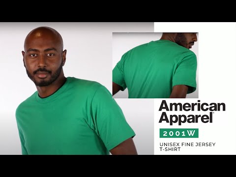 Camiseta de jérsei fina unissex American Apparel 2001W |