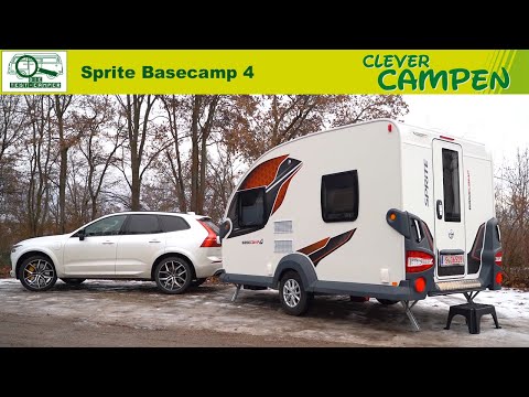 Sprite Basecamp 4 (2021) – Smart transport caravan or rip-off? - Test/Review | Clever Camping