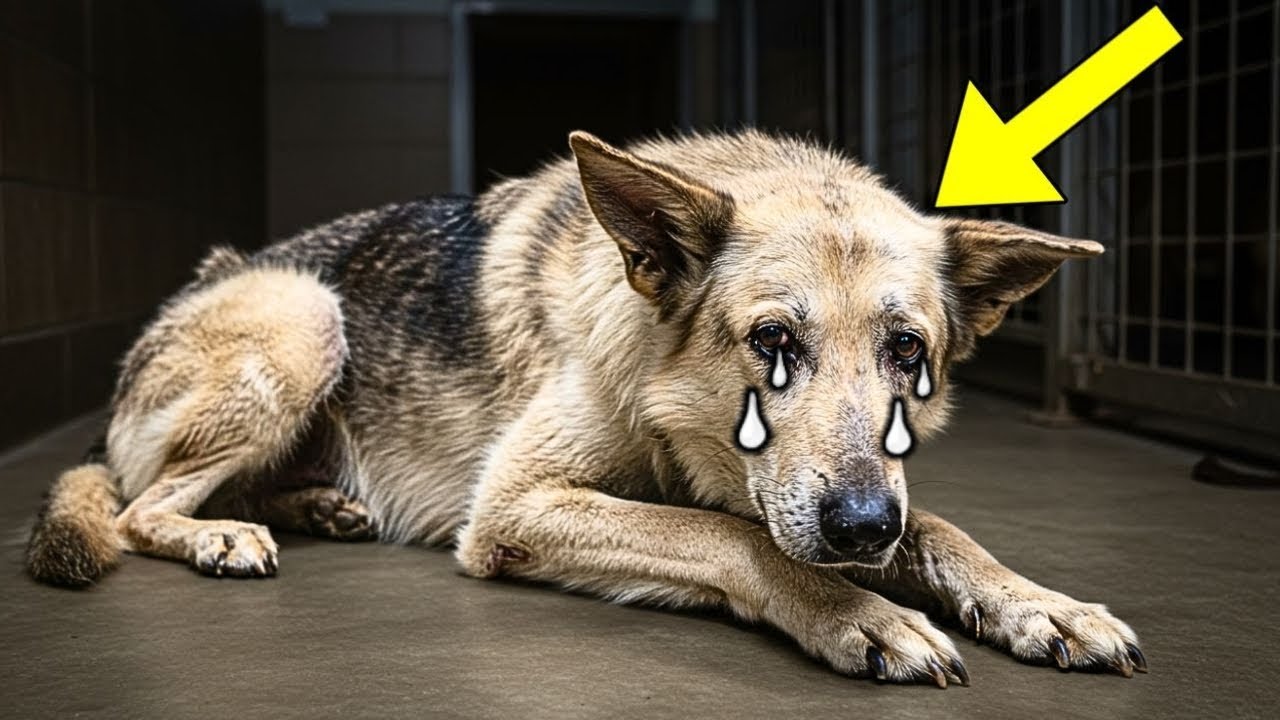 Un pastor alemán de 19 años quedó solo en un refugio hasta que una mujer lo cambió todo