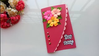 Beautiful Handmade Birthday card//Birthday card idea.