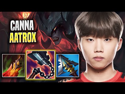 CANNA IS A MONSTER WITH AATROX! - NS Canna Plays Aatrox TOP vs Singed! | Season 2022