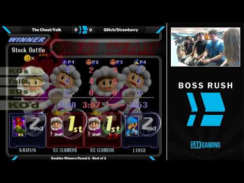 Boss Rush The Moon Doubles WR2 - The Cheat/Valk (Luigi/Samus) vs Glitch/Strawberry (Red)