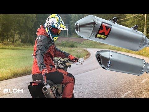 Fake vs REAL AKRAPOVIC ($20 vs $750.00) | PURE SUPERMOTO BRAAAP |  BLDH