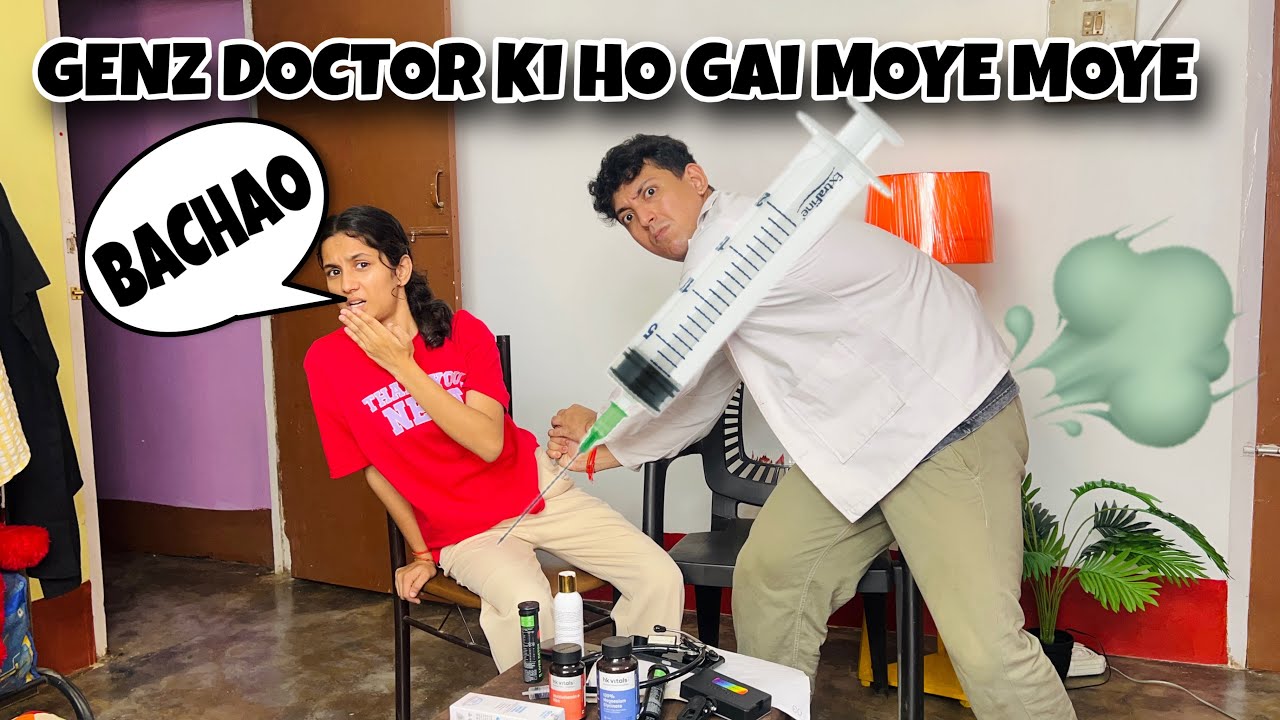 Genz Doctor Ki Ho Gai Moye Moye 😱 Doctor Patient Ki Pagalpanti |Cartoon Doctor| Prashant Sharma