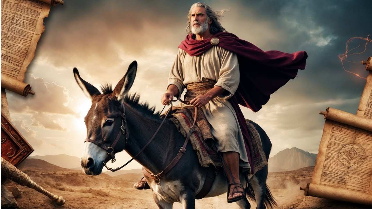 BALAAM AND HIS DONKEY: The Donkey Spoke to Save Balaam from Being Killed by God's Angel