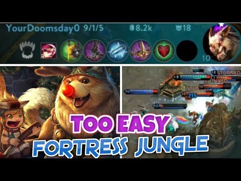 THE BEST JUNGLER IS TOO EASY TO PLAY OP FORTRESS CP JUNGLE - VAINGLORY 5V5