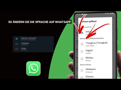 SO ÄNDERN SIE DIE SPRACHE IN DER NEUESTEN WHATSAPP