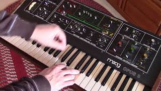 Video thumbnail for 1980 Moog Opus 3 Analog String Brass Organ Synthesizer by keyboard resource