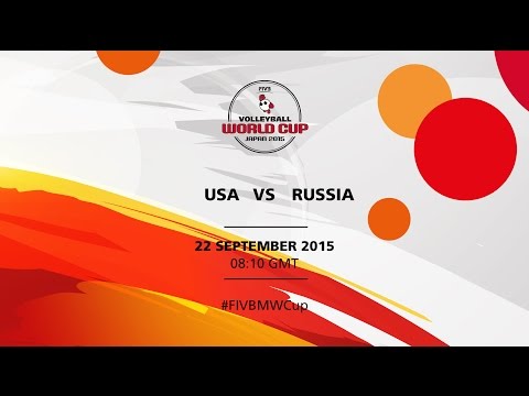 USA v Russia - FIVB Volleyballl Men's World Cup Japan 2015