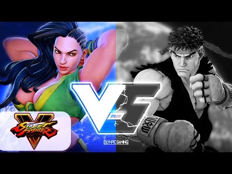 WolfKrone (Laura) Vs Ch3ckMate (Ryu) Street Fighter 5/V Gameplay