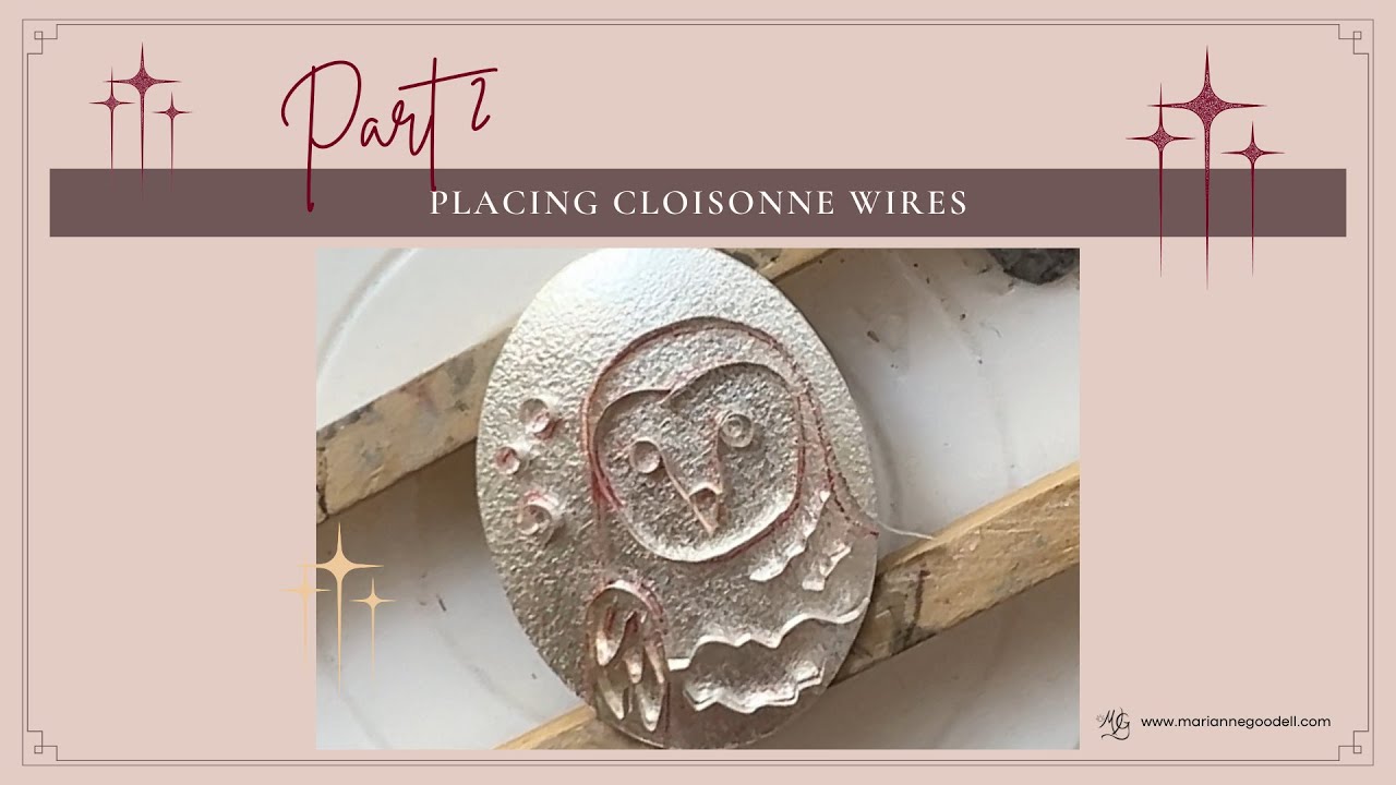 Tips on How to Place Cloisonné Wires for Enameling