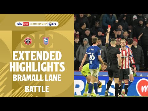 BRAMALL LANE BATTLE! | Sheffield United v Ipswich Town extended highlights