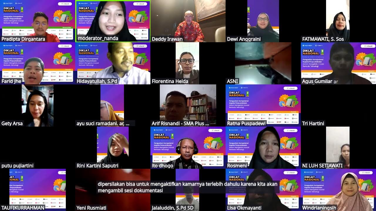 #1 DIKLAT 38JP: PENGUATAN KOMPETENSI KEPALA PERPUSTAKAAN DALAM MENGELOLA INOVASI BERBASIS TEKNOLOGI