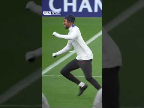 😂 Les joueurs du PSG morts de rire à l'entraînement avant d'affronter Liverpool !