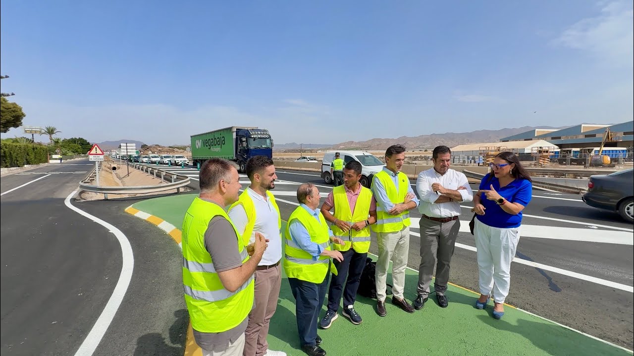 La Comunidad refuerza la seguridad vial en los accesos al polígono industrial Barrafuerte de Águilas