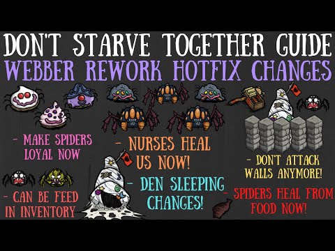 Webber Rework Hotfix - Nurse Buff, Switcherdoodle Buff & More - Don't Starve Together Guide