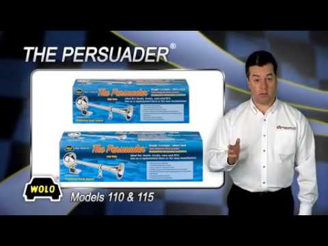 Wolo Persuader Truck and Marine Horn - Low Tone, 115dB