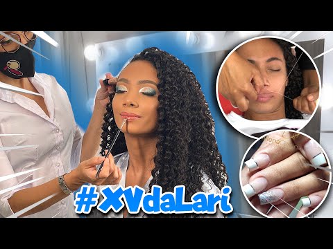 GET READY WITH ME FOR MY 15TH BIRTHDAY PARTY - #XVdaLari💙