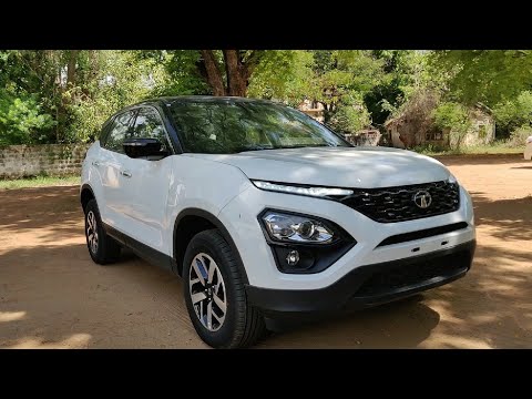 2020 Tata Harrier Orcus White and Calypso Red - Walkaround | AutoTrend !!
