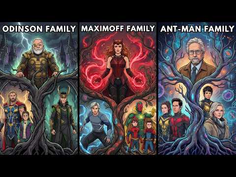 All Family Trees in Marvel EXPLAINED In Detail