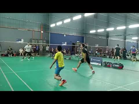 Badminton QF LSJ 3 Men's Double Amature - Amirul Rohim / Zulhilmi Vs Aliff Hakimi / Irwan Zekry