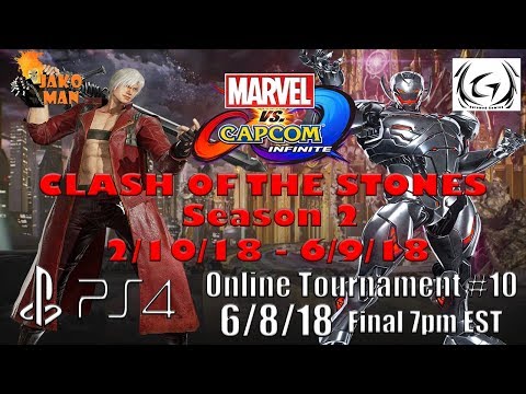 MVCI: Clash of The Stones Season 2 PS4 Online Tournament #10 6/8/18 (FINAL)