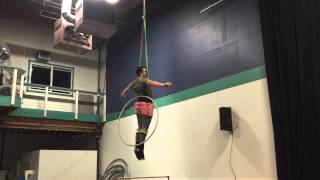 Aerial Hoop- Natural Blues by Moby