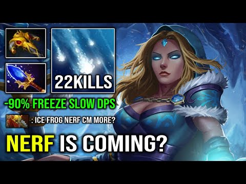 Ice Frog Will 100% Nerf CM After Seeing this Video | WTF Freezing Slow DPS Crystal Maiden Dota 2