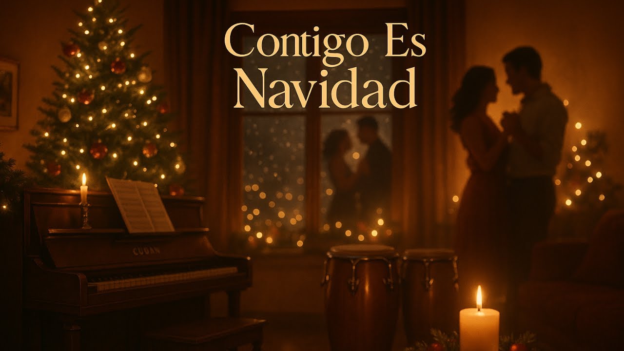 Contigo Es Navidad: Salsa Navidena Romantica — Original Christmas Salsa About Love and Togetherness