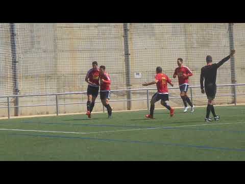 Gol de Molina para el San Juan. At.Escalerillas 0-5 A.D.San Juan