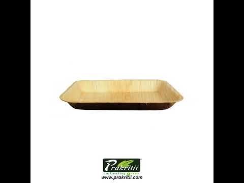 Prakritii areca / palm rectangular plate