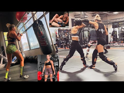 Ashley Yoder Training For UFC Vegas 33 (Highlights)