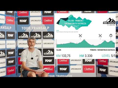TOUR Transalp 2023 I Streckenbriefing Etappe 2 | Deutsch