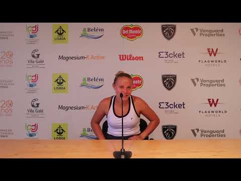 Conferência de Imprensa de Joanne Zuger (SF) — Del Monte Lisboa Belém Open 2022