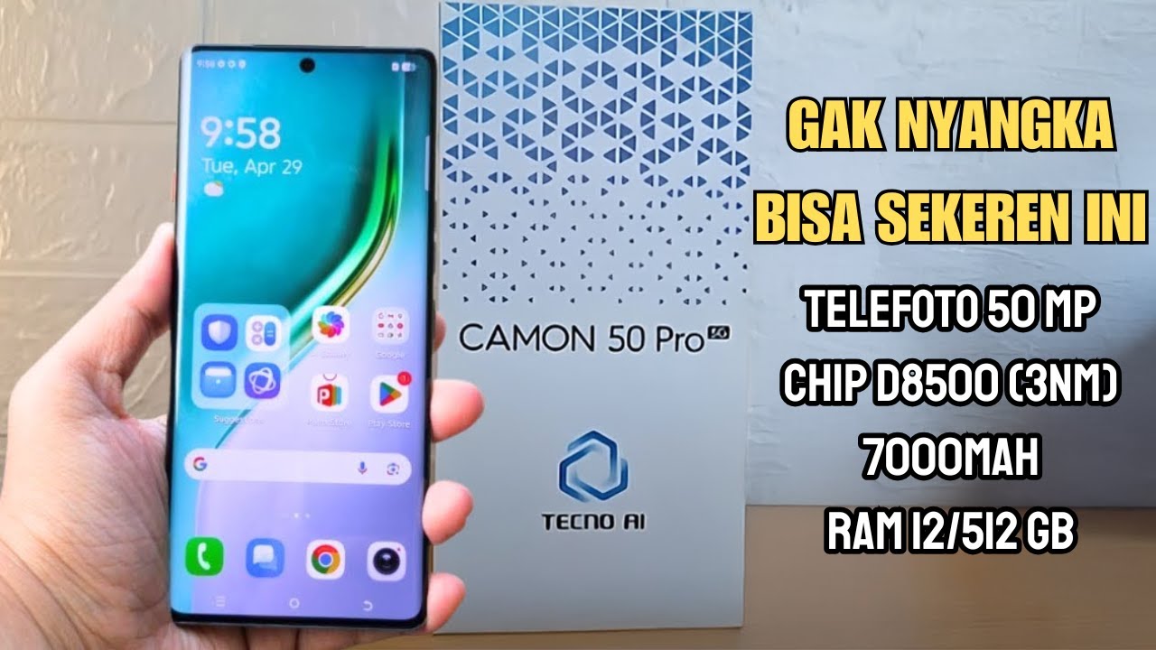 INI BARU UPGRADE‼️TECNO CAMON 50 PRO 5G | KAMERA CHIPSET AUTO BIKIN NGILER