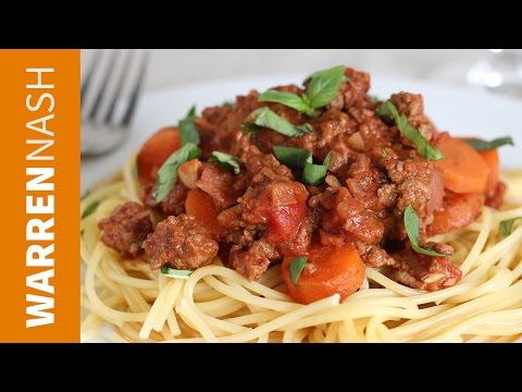 Spaghetti Bolognese Recipe - Easy Italian classic - Recipes by Warren Nash