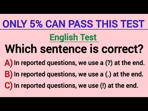 English Grammar Quiz 🌟Only 5% Can Pass This Grammar Test