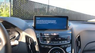 How to disable the power tailgate in the 2019 Acura RDX DM
