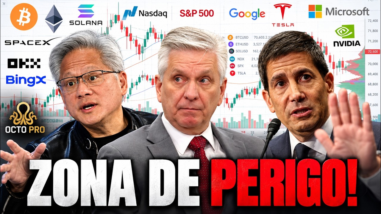 ZONA DE PERIGO! OU VAI OU RACHA | BITCOIN, SP500, XAU, PETRÓLEO