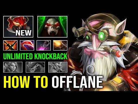How to Offlane Sniper in 7.37c with Vladmir's Offering Unlimited Knockback Super Tank Carry Dota 2