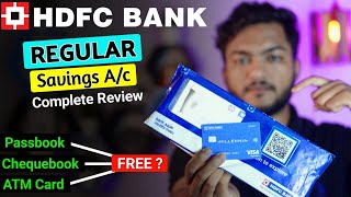 HDFC Regular Saving A/c Complete Review - Free Welcome Kit, Passbook, Chequebook or ATM Card