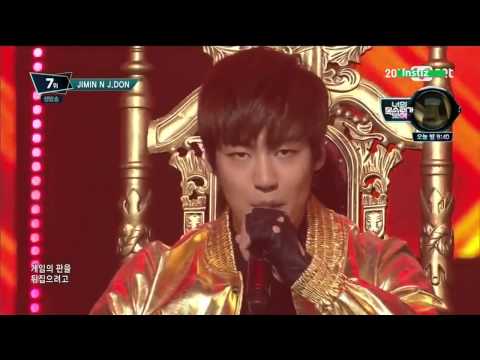 150507 JIMIN N J DON 지민 엔 제이던   GOD 갓 @ M! Countdown