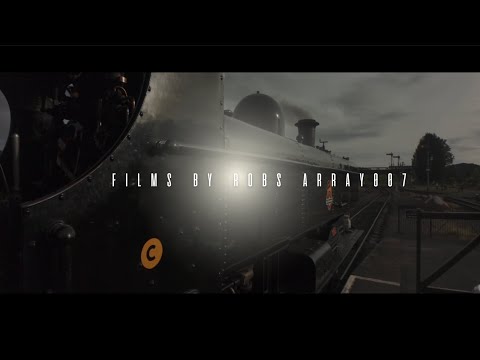 Pannier Tank 7714 at Kidderminster Station - 4k | Cinematic Slowmotion