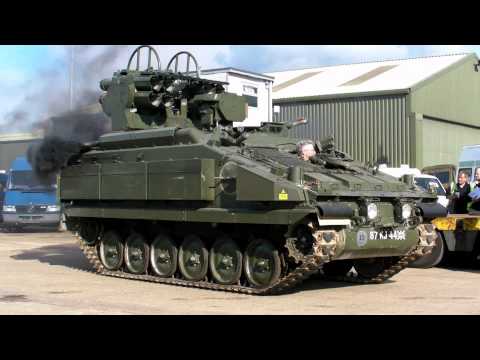 Surplus CVRT Alvis Stormers (Starstreak) arrive at MOD Tank Dealer  - APRIL 2012