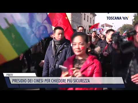 2022-08-02 PRATO - PRESIDIO DEI CINESI PER CHIEDERE PIÙ SICUREZZA