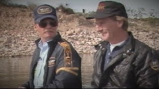 preview picture of video 'Larry Mantle goes fishing with John Shaw at Roosevelt Lake Arizona'