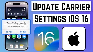 How to Update Carrier Settings on iPhone iOS 16