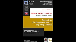 INCONTRO FORUM CON VICEMINISTRO PICHETTO